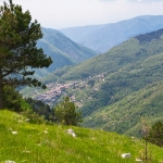Berglandschaft oberhalb Pantasina