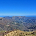 Berge mit Meerblick
