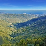 Blick von Villa-Talla: Prino-Tal nach Porto Maurizio