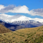 Schneeberge Frühjahr