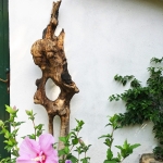 Olivenholz-Skulptur