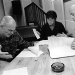 1995 Das Koan Hans-Peter Hallwachs, Tansho, Naleppa Foto: Thomas Aurin