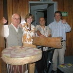 2006 Popol Vuh Studioaufnahmen in  Mexiko Naleppa, Anja Gundelach, Jorge Reyes, Peter Avar Foto: privat